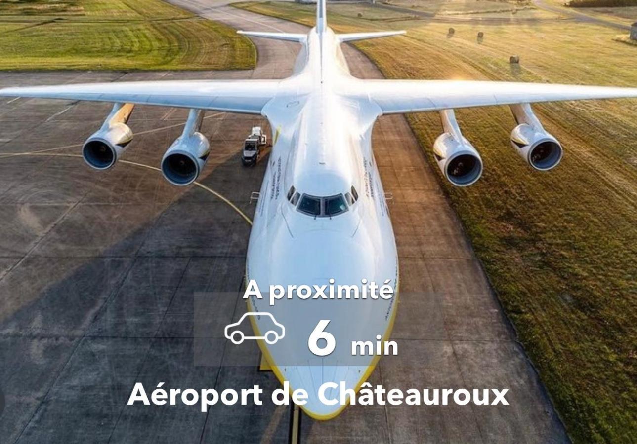 Le Terracotta ⸱ Stationnement Gratuit ⸱ Fibre Leilighet Déols Eksteriør bilde